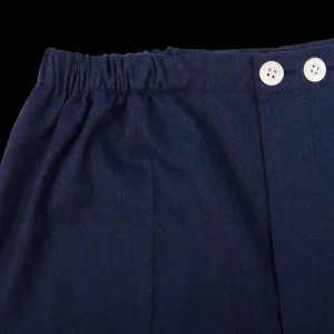 Derek Rose Loungewear | Blue Piped Cotton Classic Fit Pyjamas