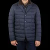 Herno Coats & Jackets | Blue Technical Nylon Polar Tech Hybrid Blazer