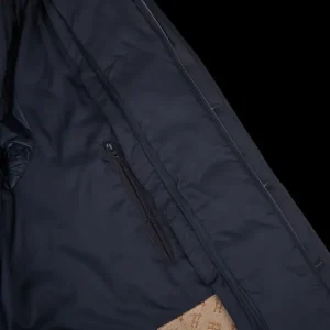 Herno Coats & Jackets | Blue Technical Nylon Polar Tech Hybrid Blazer