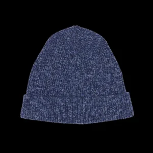 Universal Works Beanies | Blue Twisted Italian Wool Watch Cap