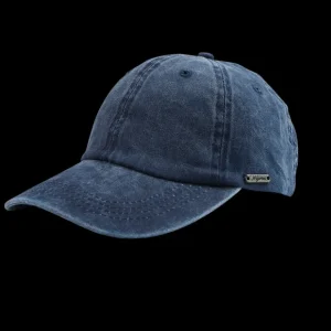 Wigéns Hats | Blue Washed Cotton Baseball Cap