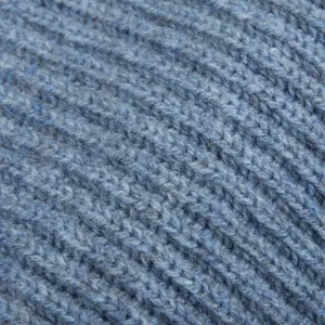 William Lockie Cardigans | Blue Waves Lambswool Shawl Collar Cardigan