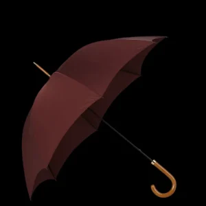 Fox Umbrellas Umbrellas | Bordeaux Polished Maple Handle Umbrella