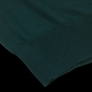 Gran Sasso Sweaters | Bottle Green Extra Fine Merino Crew Neck