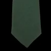 Dreaming Of Monday Ties | Bottle Green 7-Fold Vintage Linen Tie