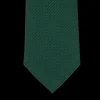 Amanda Christensen Ties | Bottle Green Grenadine Grossa Lined Silk Tie