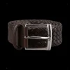 Andersons Belts | Brown Braided Leather 35Mm Belt