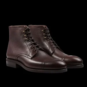 Carmina Boots | Brown Calf Leather Soller Dress Boots