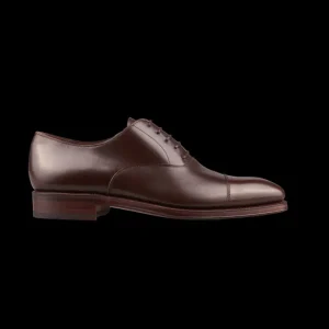 Carmina Oxfords | Brown Calf Rain Captoe Rain Oxford Shoes