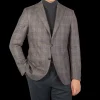 Eduard Dressler Blazers | Brown Checked Wool Sendrik Blazer