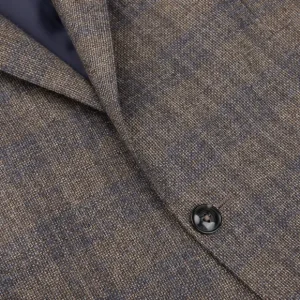 Eduard Dressler Blazers | Brown Checked Wool Sendrik Blazer