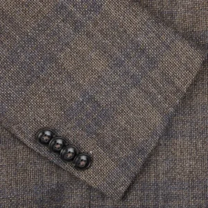 Eduard Dressler Blazers | Brown Checked Wool Sendrik Blazer