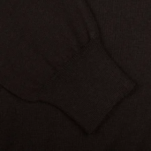 Gran Sasso Knitwear | Brown Extra Fine Merino Roll Neck