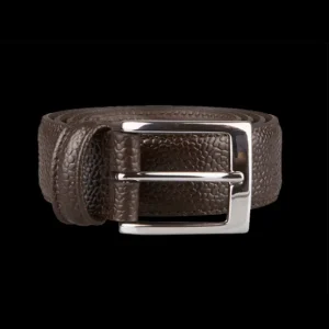 Andersons Belts | Brown Grained Leather 35Mm Belt
