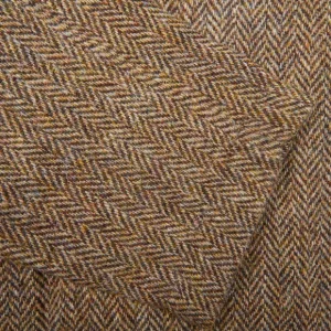 Universal Works Outerwear | Brown Herringbone Harris Tweed Bakers Jacket