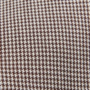 Dreaming Of Monday Ties | Brown Houndstooth 7-Fold High Twist Wool Tie