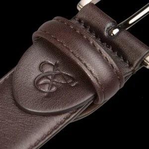 Canali Belts | Brown Matt Calf Leather 35Mm Belt