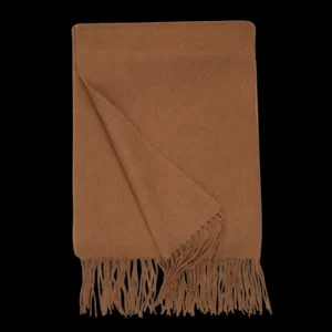 Yacaia Scarves | Brown Superfine Merino Wool Scarf