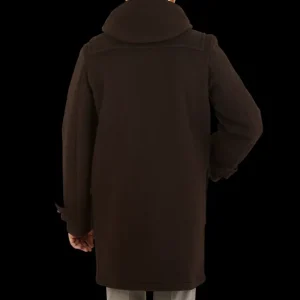 Gloverall Outerwear | Brown Wool Morris Duffle Coat