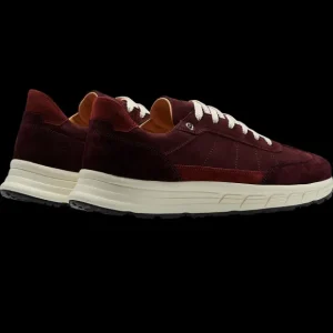 CQP Sneakers | Burgundy Suede Renna Sneakers