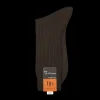 Doré Doré Socks | Cafe Brown Cotton Fil D'Ecosse Ribbed Socks