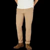 Berwich Trousers | Camel Beige Cotton Stretch Chinos