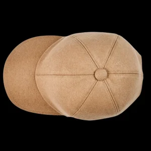 Fedeli Hats | Camel Beige Felted Cashmere Cap