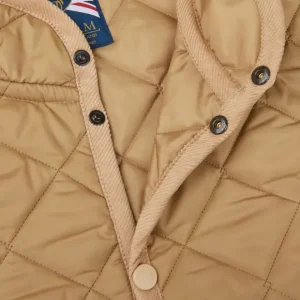 Lavenham Outerwear | Camel Beige Mickfield Technical Gilet