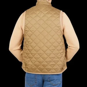 Lavenham Gilets | Camel Beige Mickfield Technical Gilet