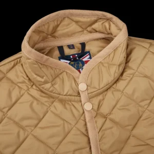 Lavenham Gilets | Camel Beige Mickfield Technical Gilet