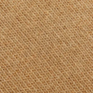 Morgano Knitwear | Camel Brown Heavy Wool Cashmere Rollneck