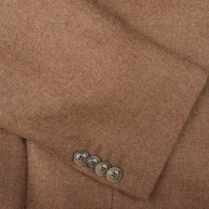 Eduard Dressler Blazers | Camel Brown Wool Cashmere Senderik Blazer