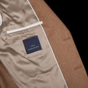 Eduard Dressler Blazers | Camel Brown Wool Cashmere Senderik Blazer