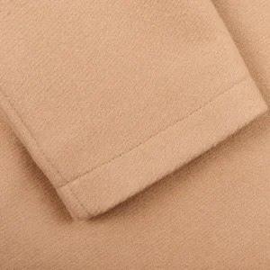 Herno Coats & Jackets | Camel Diagonal Wool Fur Collar Car Coat