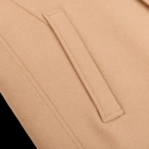Herno Coats & Jackets | Camel Diagonal Wool Fur Collar Car Coat
