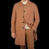 Luigi Bianchi Coats & Jackets | Camel Drago Skyfall Wool Raglan Coat