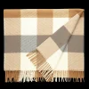 Johnstons Of Elgin Scarves | Camel Ecru Natural Wool Cashmere Scarf