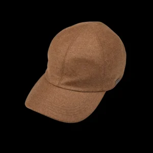 Wigéns Hats | Camel Loro Piana Wool Cashmere Baseball Cap