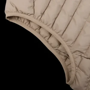 Save The Duck Outerwear | Cappuccino Technical Down Leonard Nylon Gilet