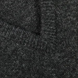 William Lockie Knitwear | Charcoal Grey Lambswool Slipover