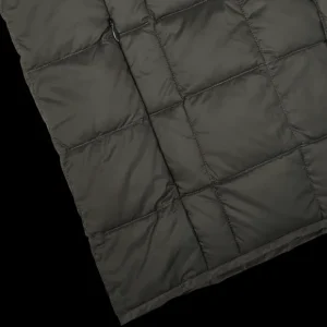 Taion Outerwear | Charcoal Grey Nylon Down Padded Jacket