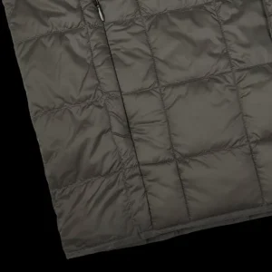 Taion Outerwear | Charcoal Grey Nylon Down Padded Vest