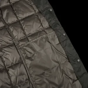 Taion Outerwear | Charcoal Grey Nylon Down Padded Jacket
