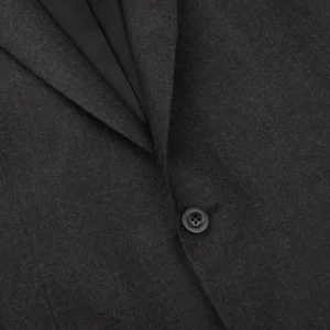 Boglioli Suits | Charcoal Grey Wool Flannel K Suit