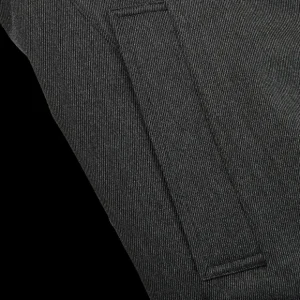 Herno Coats & Jackets | Charcoal Wool Twill Beaver Collar Jacket