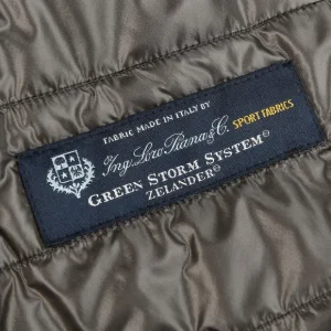 Herno Coats & Jackets | Charcoal Wool Twill Beaver Collar Jacket