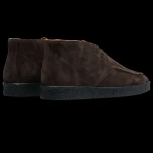 CQP Boots | Chocolate Brown Suede Leather Plana Boots