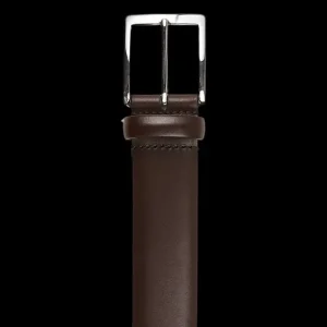 Andersons Belts | Chocolate Calf Leather 35Mm Belt