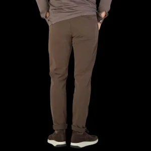 Briglia Trousers | Chocolate Cotton Stretch Bg32 Casual Chinos