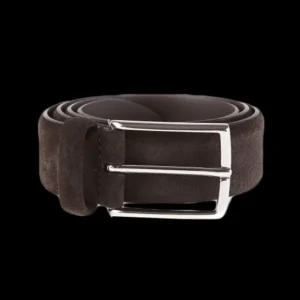 Andersons Belts | Chocolate Suede Leather 35Mm Belt